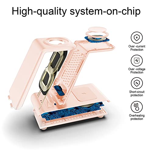 Image of Wireless Charging Station for Samsung Galaxy Watch 8 /7 /6 /5 /4 /3,S26 Ultra