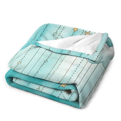 Couverture en micro polaire 152x20cm plaid léger pour lit et canapé - 7