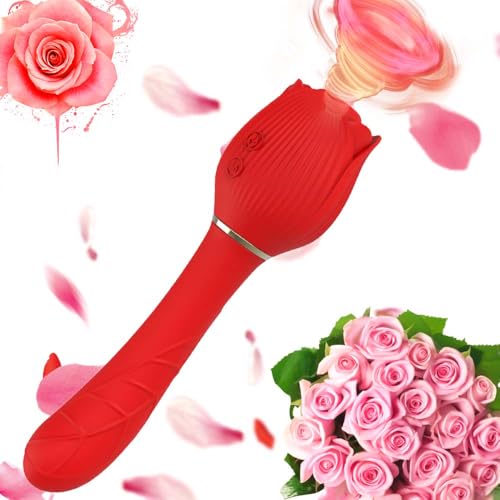 Rose Red Handheld Massage Ball Deep Tissue Tool for Women ykm153
