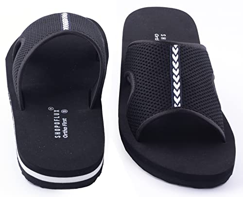 Image of SHOPOFLUX Ortho First Slider Slippers for Men | Orthopaedic Doctor Chappal Flip-Flop Footwear and House Slippers for Gent's and Boy's