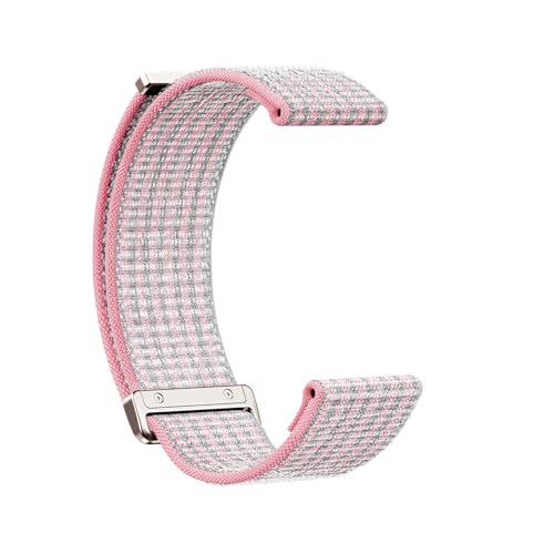 Amazfit Official Smart Watch Bands Replacement, 20mm Watch Band, Nylon Wristband Strap, Compatible with Balance, Cheetah Pro, Cheetah Round, GTR 4 Limited Edition, GTR 3, GTR 3 Pro, GTR 2, Soft Rose.