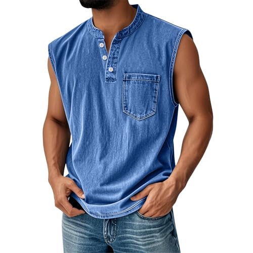 Camiseta Hombre Deporte, Camisas Gimnasio Trabajo Trekking Transpirable Tecnica Classics Running Sin Mangas, Estampadas Técnica Basica Fashion Camiseta Interior Tirantes Hombre, XL