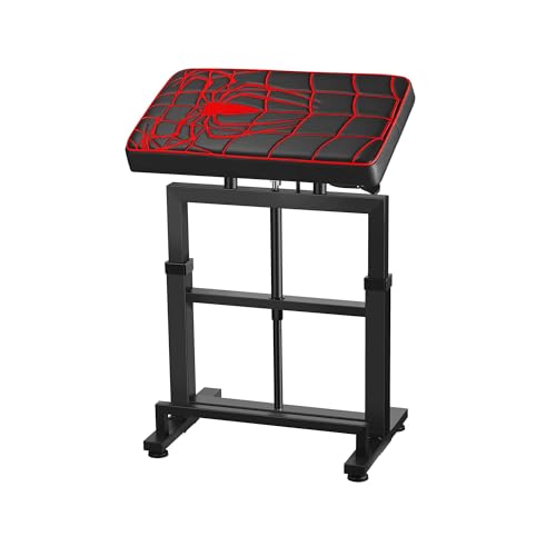 POARMEEY XXL Tattoo Armrest Stand Adjust Height by Hydraulic System Red Spider Design for Professional Tattoo Equipment Supplier