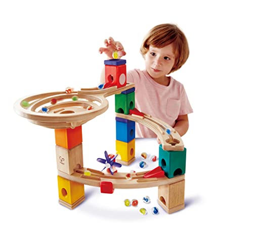 Hape Quadrilla Race To The Finish Marble Run Blocks, Multicolor #TOP4