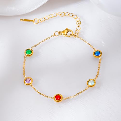 Image of Rubans Demi Fine Stainless Steel Bracelet Waterproof Gift for Women & Girls
