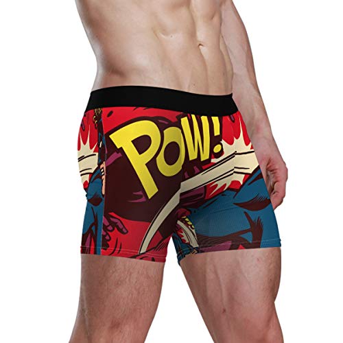 SUABO Men's Father's Valentines Boxer Briefs No Ride-up Comfortable Breathable 1 Pack Underwear2