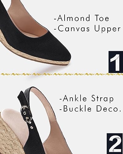 Juliet Holy Womens Wedge Sandals Espadrilles Closed Toe Slingback Buckle Strap Comfortable Casual Summer Wedges Shoes4