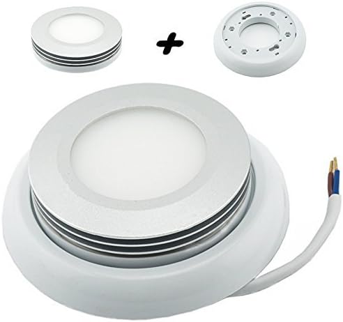 Bonlux Gx53 LED Light Bulb 110 Volts 5 Watts Warm White with Lamp Base for Ceiling Downlight Under Counter Lighting (5 Watts)