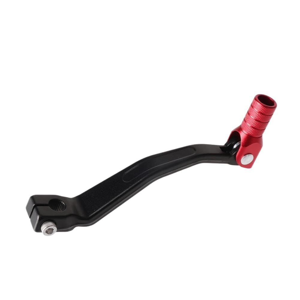 Kzcetcgam Red Aluminum Folding Motorcycle Shift Lever Compatible With Klx230 Pit Bike Motocross(Red)