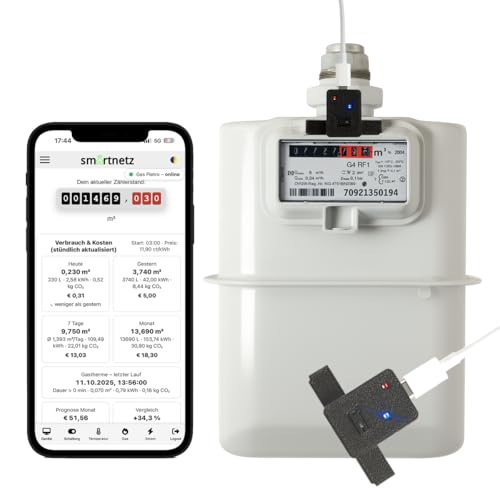 SMARTNETZ GASREADER 5 Mini Pipersberg/Schlumberger/Itron 0,1 m...