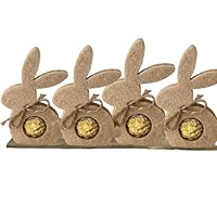 10 Stück Osterhase Bunny „Rocher“ Gastgeschenk Tischdeko Mitbringsel Ostern