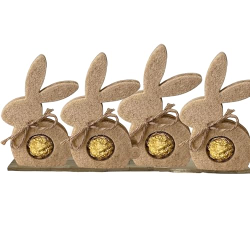 10 Stück Osterhase Bunny „Rocher“ Gastgeschenk Tischdeko Mitbringsel Ostern