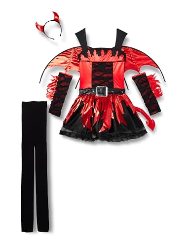 (PKT) (997493) Child Girls Daredevil Costume (12-14yrs) - by amscan
