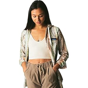 KAVU Saratoga Hooded Organic Cotton Sweatshirt – Travel, Outdoor, Camping Hoodie Jacket