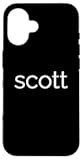 Lower Case Scott Case for iPhone 16