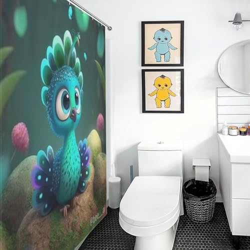 Rideau de douche imperméable lavable 183x183cm pour baignoire - 3