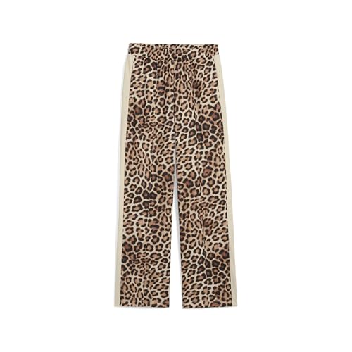 PUMA Pantalon T7 Leo Luxe Femme droit imprimé sauvage vêtement sport chic
