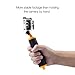 APEMAN Waterproof Floating Hand Grip Selfie Stick Stable Footage for Water Sports Compatible with All APEMAN AKASO Victure Action Cameras and GoPro Hero 8/9 with Adjustable Wrist Strap and Screw