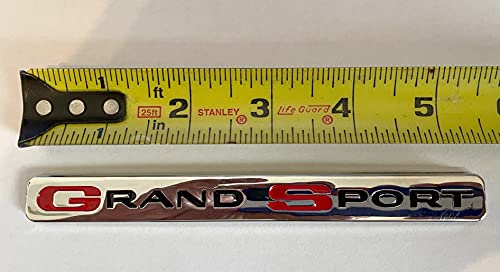 Image of 1996 C4 Grand Sport Corvette Chrome Reproduction Hood /Fender Emblem