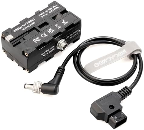 Foto4easy V-Lock V Mount D-tap - Placa de batería para NP-F NP-F970