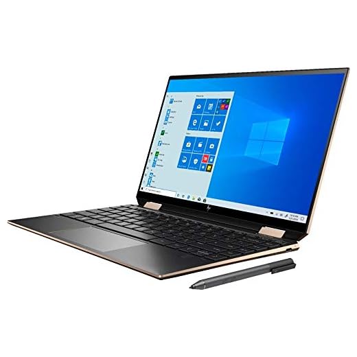 HP Spectre x360 GEM Cut 13.3" FHD Touch Laptop, Intel i7-1065G7, 16GB RAM, 512GB SSD, Bang & Olufsen, Fingerprint Reader, HP Stylus, Nightfall Black, Win 10 Home, 64GB TechWarehouse Flash Drive