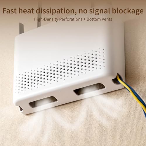 Armoire de dissimulation multimédia pour ranger les câbles internet - 6