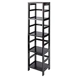 Winsome Wood Leo model name Shelving, Small, Espresso