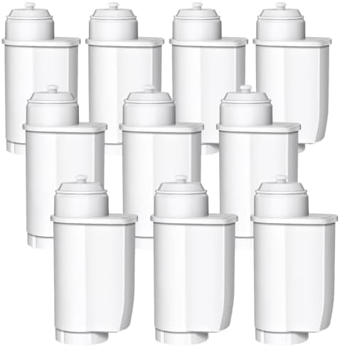 Mutital 10er-Pack Wasserfilter für Kaffeevollautomaten Ersatz für Siemens® | Kompatibel mit EQ3/EQ6/EQ9, EQ500, S700 und 3200 Kaffeevollautomaten. Ersatz für Bosch TCZ7003, TCZ7033