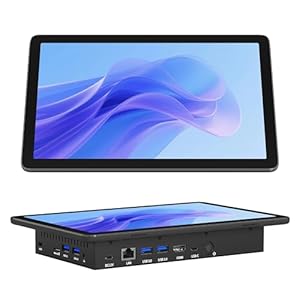 HEIGAOLAPC Mini Computer PC Mini Deko PC mit Touchscreen 11.6", Computer-mini Intel N5095 Win11 Pro 8GB RAM, 128GB eMMC, Unterstützt 2 Monitore 4K via HDMI2,0 & Type-C3,1,WiFi 5,0, 2xRS232, 4xUSB3.0
