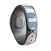 Design Skinz Pink to Blue Watercolor Ombre Stripes Premium Vinyl Decal Wrap Cover for The Disney MagicBand+ (Fits MagicBand+ for Disney Parks)