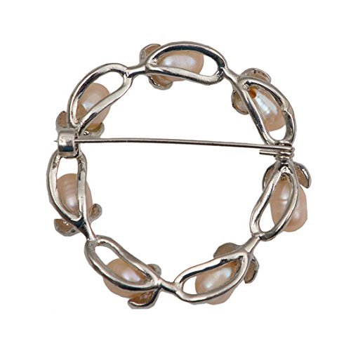 Freshwater Pearl Brooch Pin Handmade Jewelry
