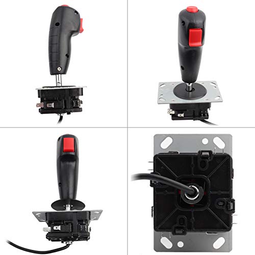 Topincn TOPINCNTDM4YZUSB5 Joystick, 8 Way Flight Joystick With & Top Fire Button, 8 Way Game Controller Kit Computer Game Simulation Flight Joystick thumb #4