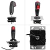 TOPINCN 8 Way Flight Joystick with Top Fire Button, Game Controller Kit for Simulation