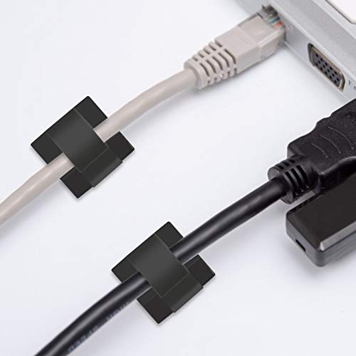 image for YIIFELL 560pcs Cord Management Organizer Kit 10 Self Adhesive Cable Cl
