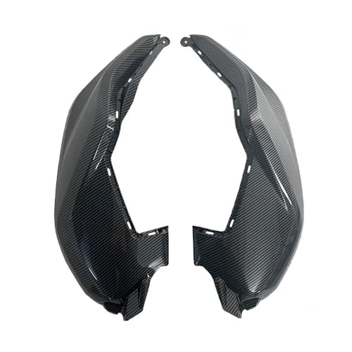 Cache latéral réservoir aspect carbone profilé pour MT-07 - 2