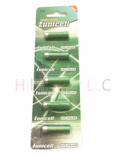 Pilas alcalinas 27A 12V pack 5 piezas miniatura 2
