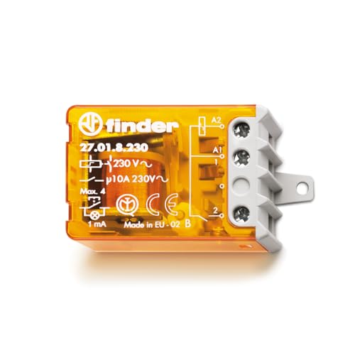 Finder Relè Elettromeccanico ad Impulsi (passo-passo) Tipo 27.01. Con circuito...