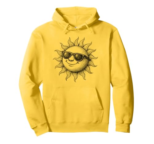 Sunshine Sun Smiling Cute Lovely Summer Love Vacation Pullover Hoodie