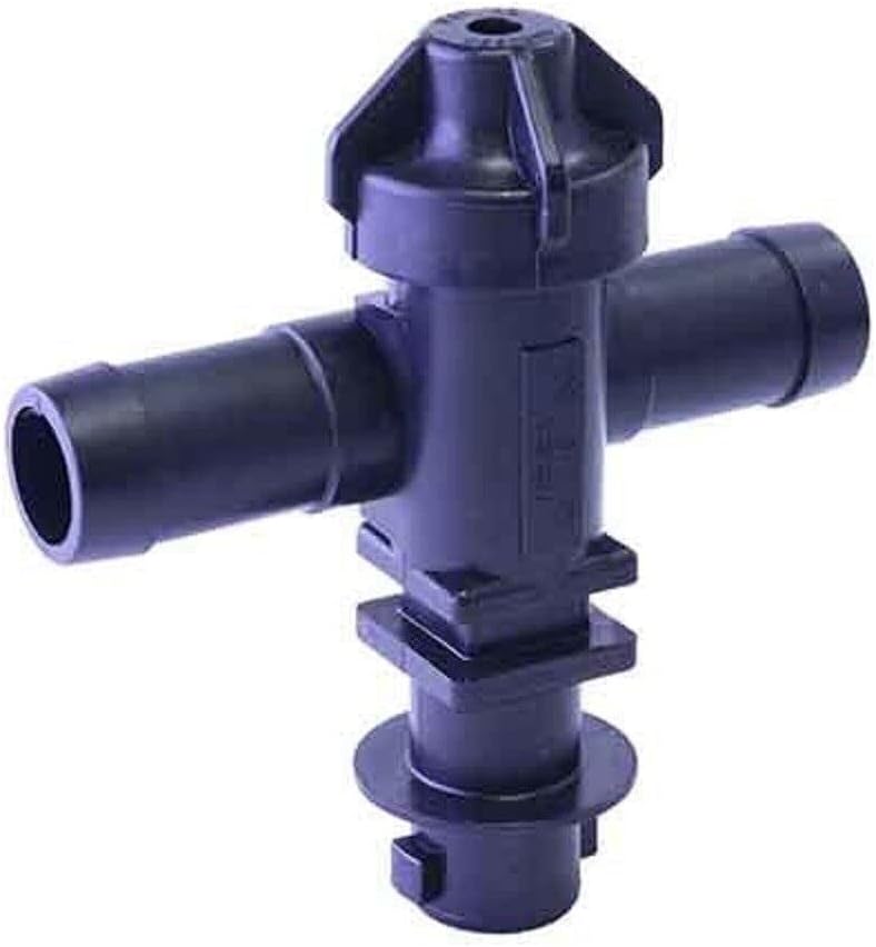 TeeJet 22252-312-750-NYB Diaphragm Check Valve Quick TeeJet Nozzle Assembly - Double Hose Shank