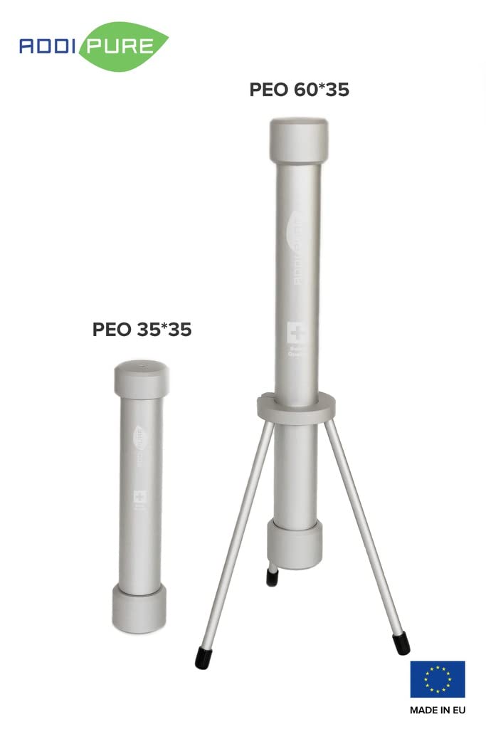 Extraktor PEO 60 * 35, höhenverstellbar, Lebensmittel echtes Aluminium, eloxiert. Füllmenge bis zu 25g. 3-lagiges Filtersystem für höchste Reinheit.