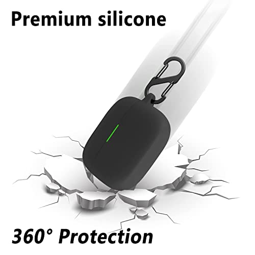 Image of Silicone Cover Compatible for Sony Linkbuds S WF-LS900N Bluetooth Earbuds case - Shockproof, Anti-Slip Sony linkbud s case (Earbuds and Charging Cover not Included) (Black)