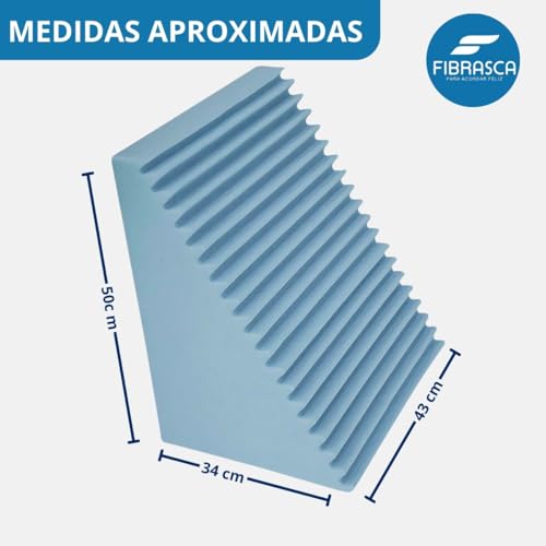 Travesseiro Triangular Encosto Anatômico – Branco - Fibrasca