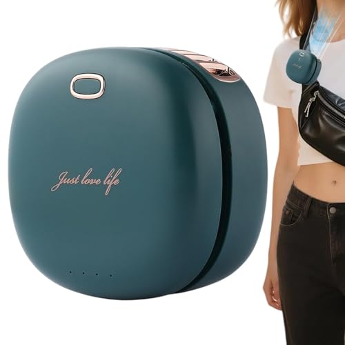 Mini ventilador de clip recargable manos libres para evitar el sudor al aire libre y deportes 2
