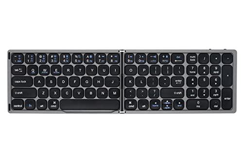 HDWR Computer Keyboard, Wireless, Folding, Bluetooth V3.0, Wireless Operation with a Range of up to 10 Meters - Image 2