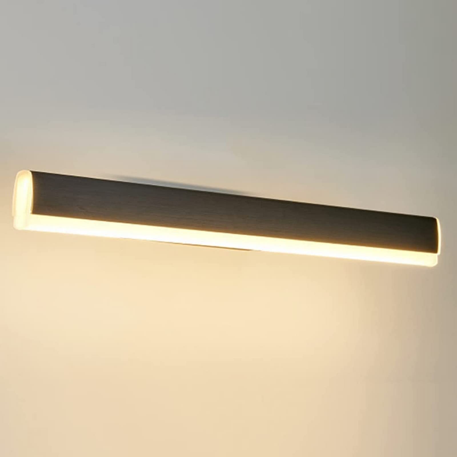 HCZKIUJY Modern 10W Wall Sconce Lamp for Indoor Bedroom Living Room Long Strip Wall Light Fixture with Warm 3000K Glow Stylish Home Decor Lighting (Onecolor)