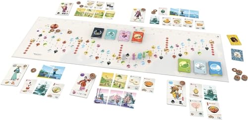 Image of Stonemaier Games: Tokaido - A Zen Strategy Board Game by Antoine Bauza | Explore and Travel Through Japan from Kyoto to Edo in This Cozy Game for Adults and Family | 1-5 Players, 45 Mins