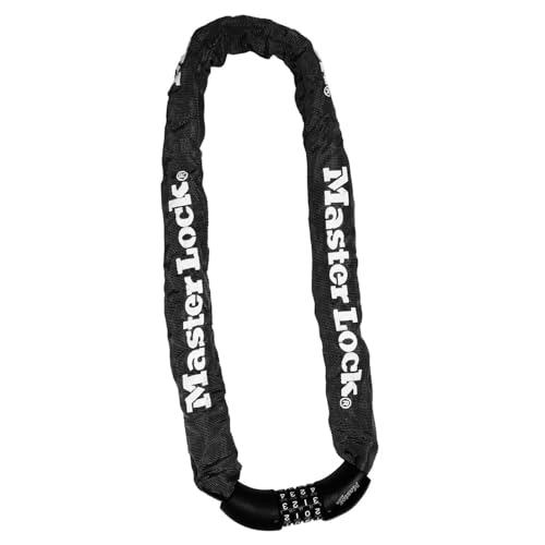Master Lock Bike Chain Lock Combination Lock 90 cm Chain 8392EURDPRO - Use with Electric Mountain Road Folding Bikes