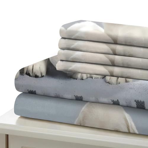 Housse de couette anti-allergique panda en microfibre douce 3D - 7