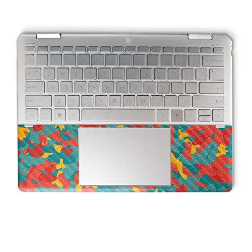 Image of MightySkins Carbon Fiber Skin Compatible with HP Spectre x360 14 inch (2022) Full Wrap Kit - Wild Camouflage | Protective, Durable Textured Carbon Fiber Finish | Easy to Apply | Made in The USA