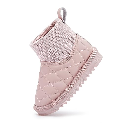 BMCiTYBM Girls Boys Snow Boots Warm Winter Fur Lined Baby Shoes (Infant/Toddler/Little Kid)